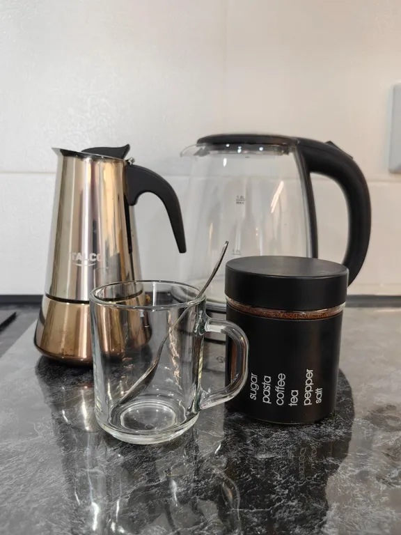 Уютная студия с видом на город