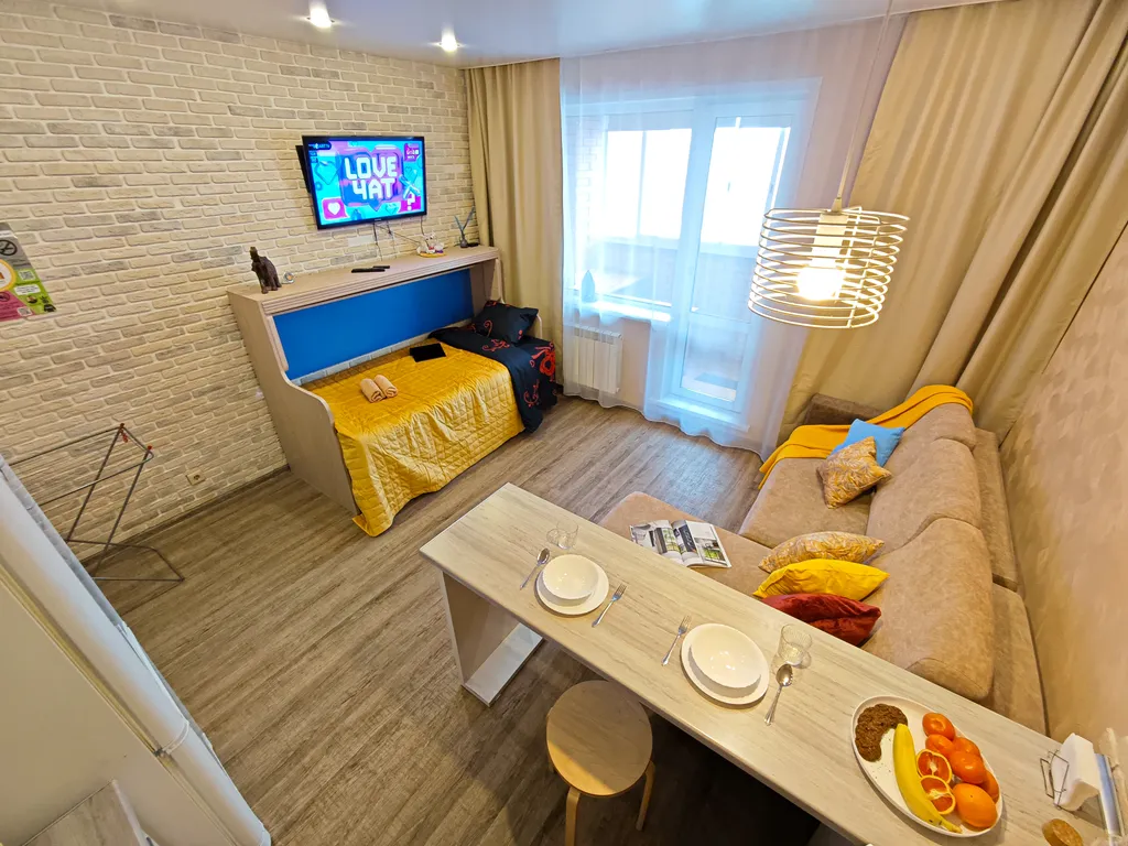 Уютная студия в ЖК Комета на 3х гостей