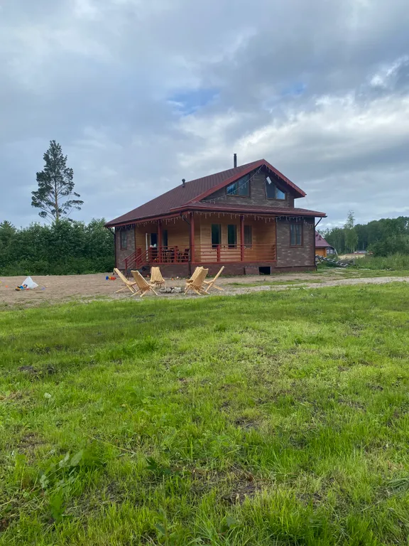 Коттедж Новый дом на Ладоге рядом с пляжем — Приозерск