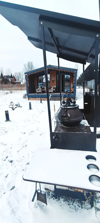 БарнОтдых с купелью, рядом лес и река