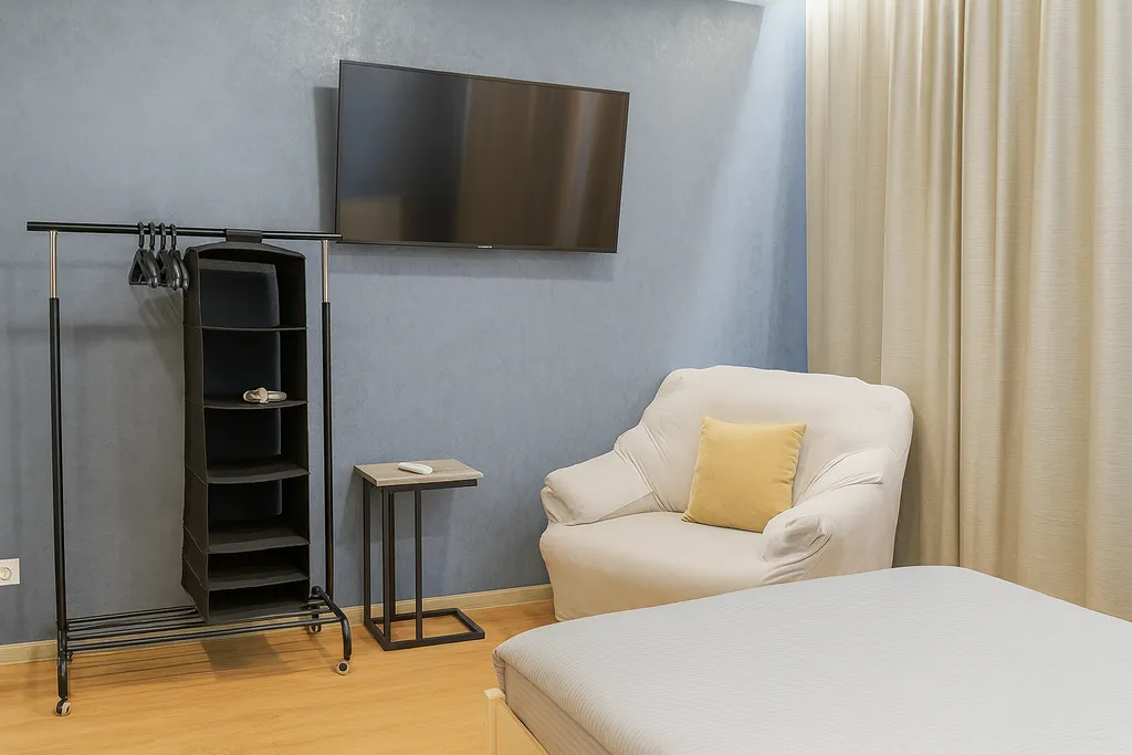 Светлая и уютная квартира для комфортного проживания с кондиционером