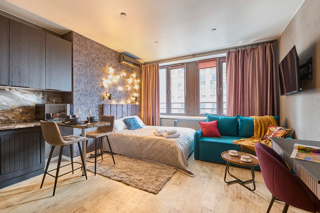 Квартира Квартира Апартамент Emerald Suite в ЖК Савёловский сити — Москва