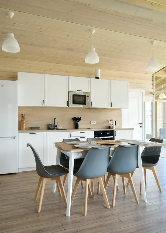 Дом Лахта с  баней на дровах