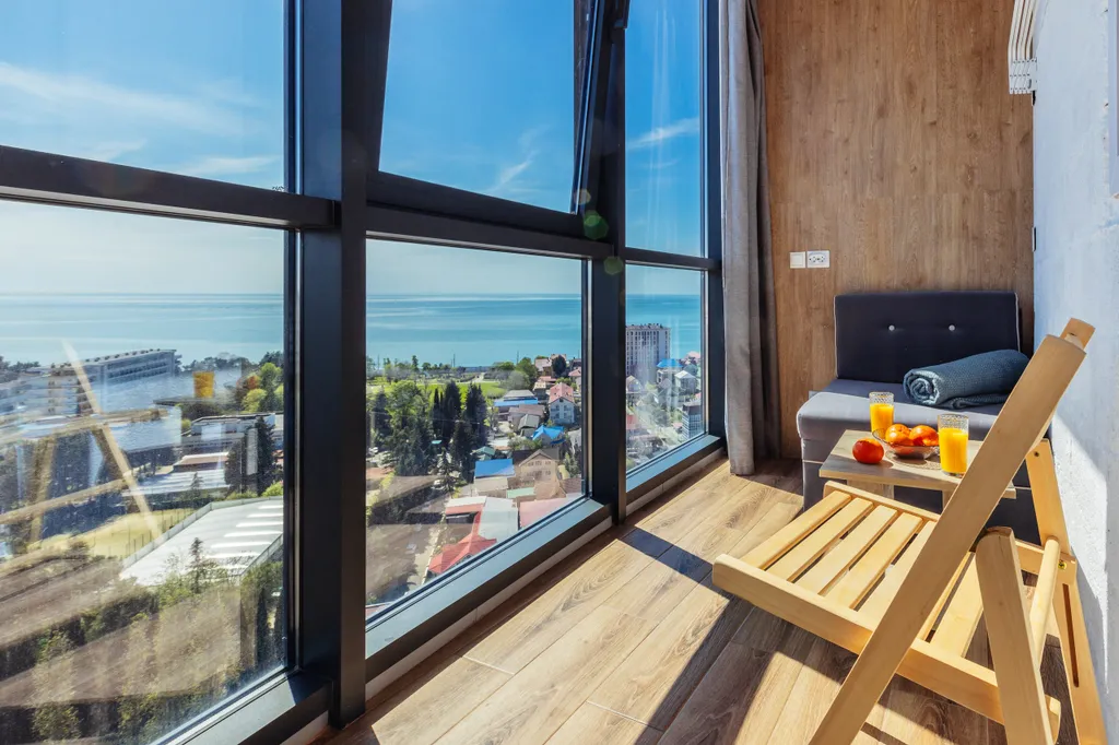 Квартира Квартира Видовая студия у моря в доме бизнес-класса — Адлер