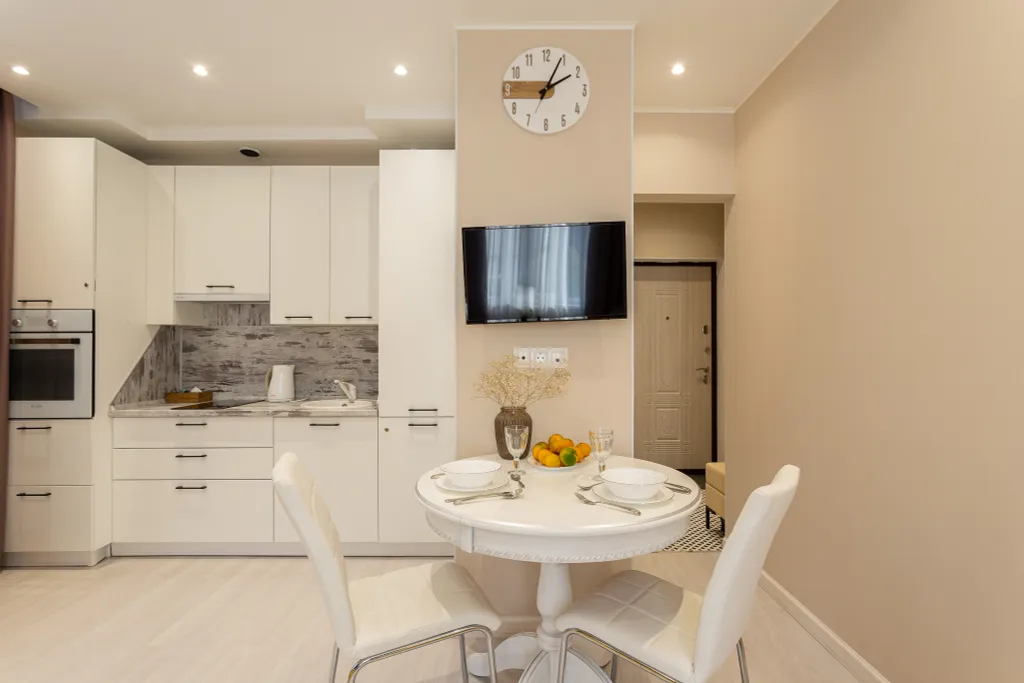 Уютная студия с видом на горы