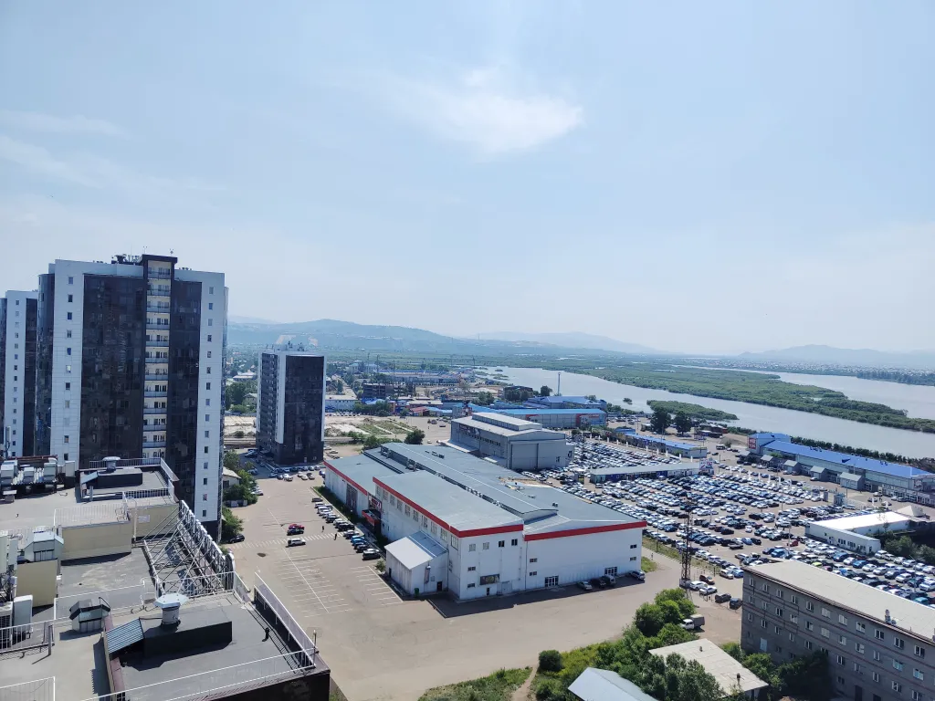 Студия с обзорным видом на весь город