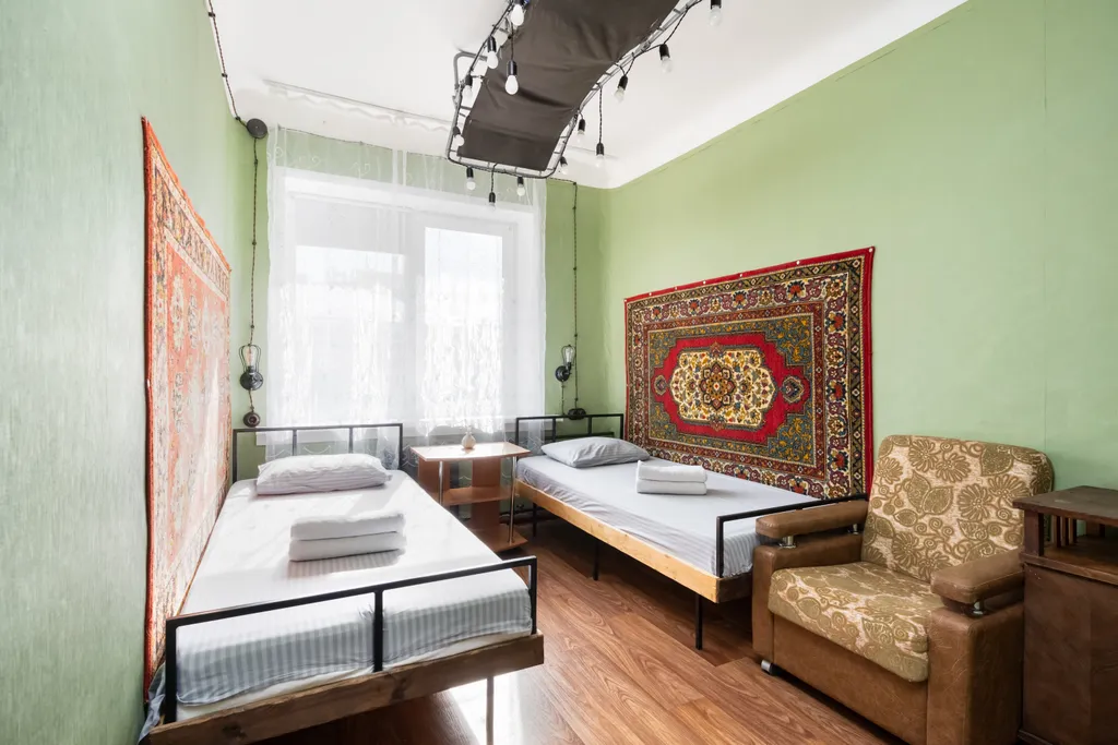 Квартира в центре города с общей душевой на этаже