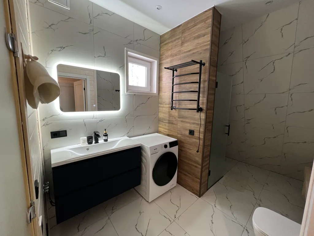 Уютнейший A-frame с сауной Черника