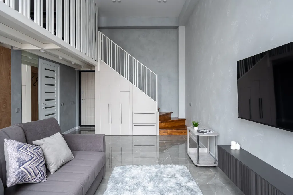 Двухуровневая квартира у реки