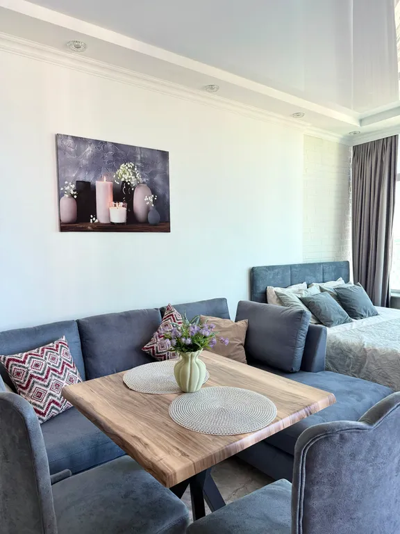 Квартира-студия у моря для наслаждения видом и комфортом