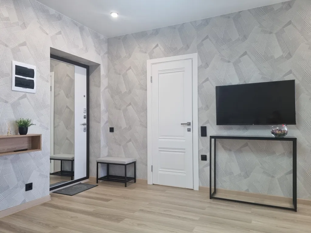 Дизайнерская евро двушка на 17 этаже с панорамным остеклением и видом на город