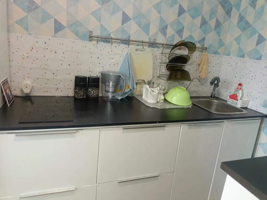 Квартира-студия в спокойном, чистом тихом районе, в стиле Прованс