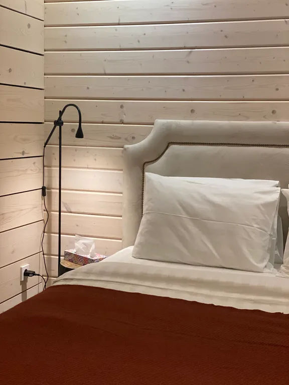 Дача в лесу с панорамными окнами