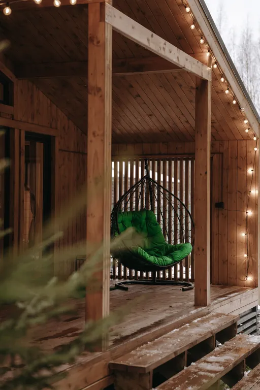 Коттедж Дом с видом на лес, сауной, 5 минут по лесной тропе до озера — Тосно