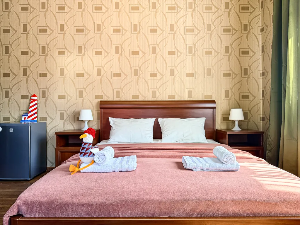 Трехместный делюкс с балконом, 3 минуты до моря, центр, парковка