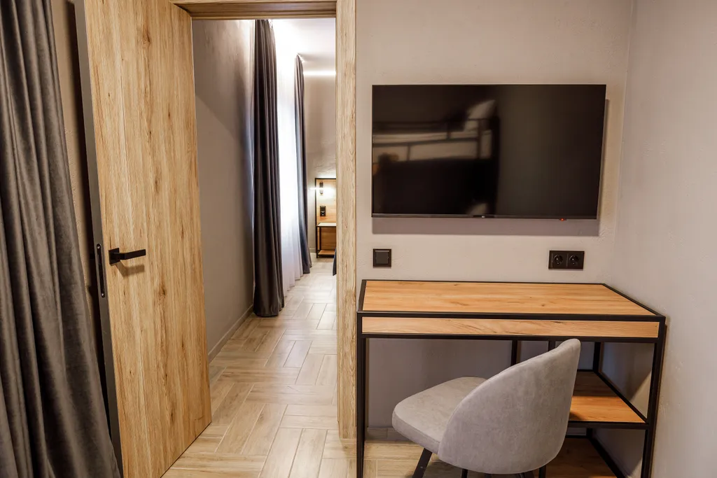 Квартира Квартира Семейный двухкомнатный номер с 1 двуспальной или 2 односпальными крова — Мирное