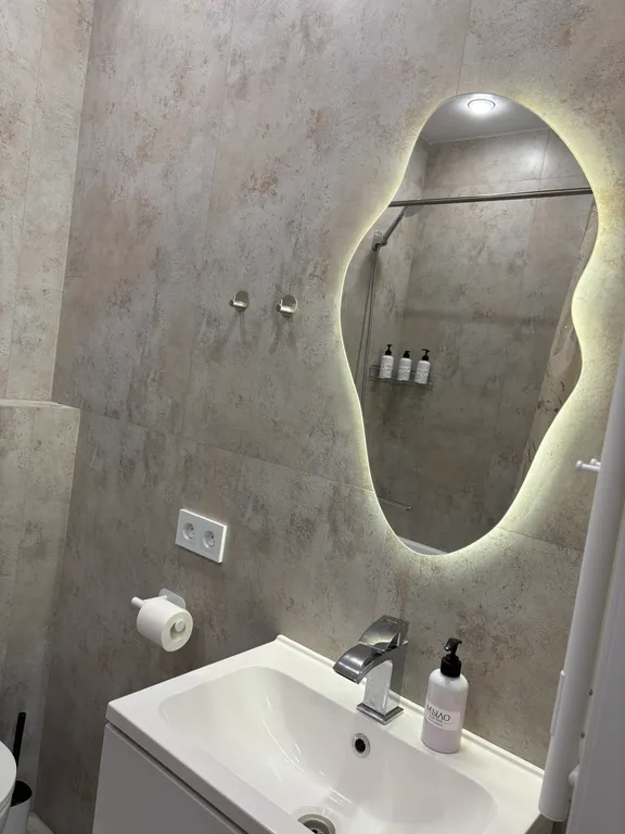 Светлая квартира с красивым видом на город