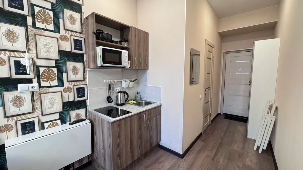 Квартира Хорошая квартира-студия рядом с метро — Санкт-Петербург