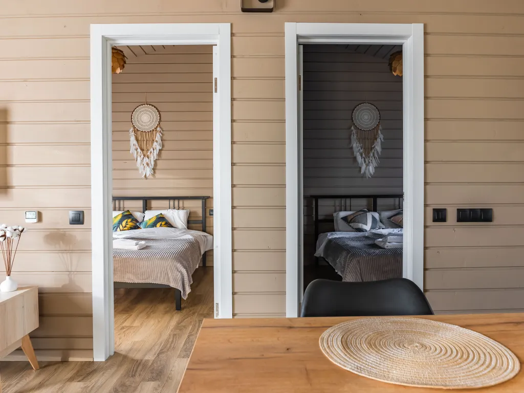 Коттедж Уютный современный дом с чаном вблизи елового леса — Черемыкино