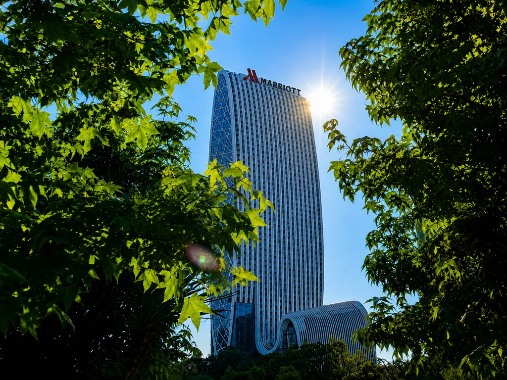 Апартамент на 22 этаже в здании Marriot