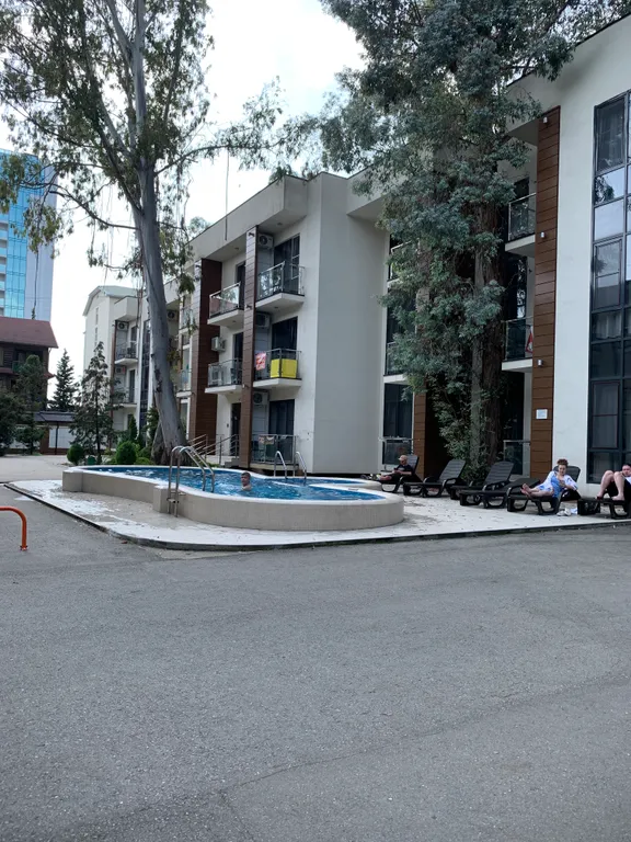 Квартира Квартира Студия с бассейном на берегу моря — Адлер