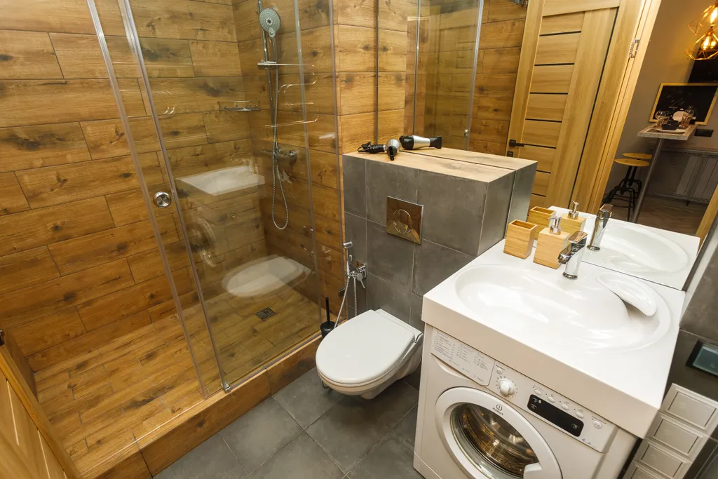 Студия с подсветкой в центре у БЦ Высоцкий