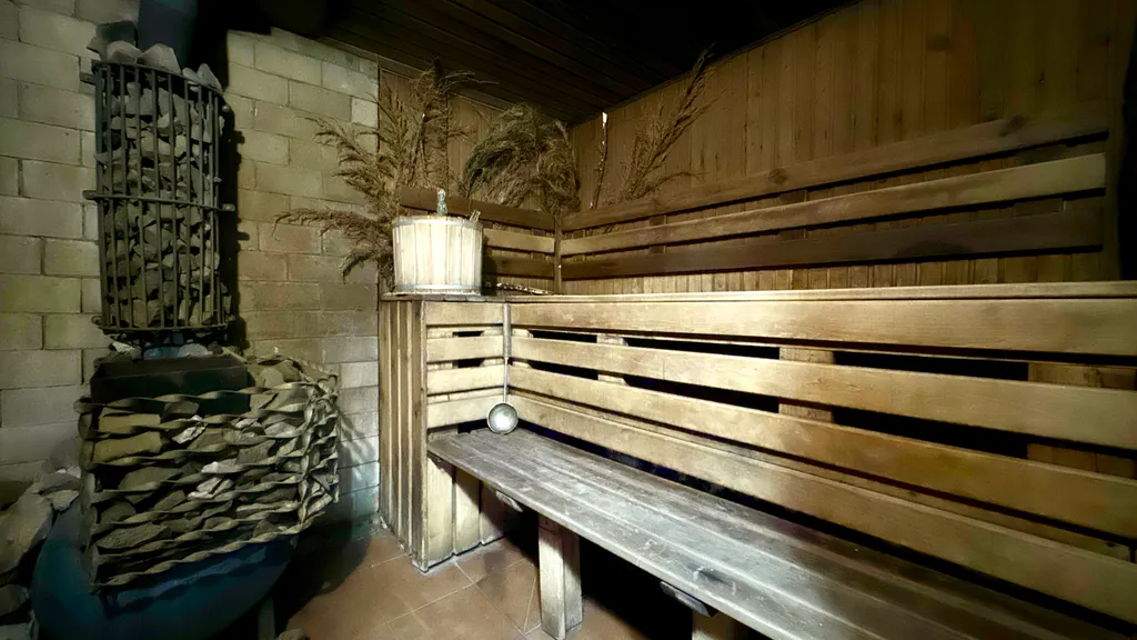 Дом в заповеднике с баней на дровах