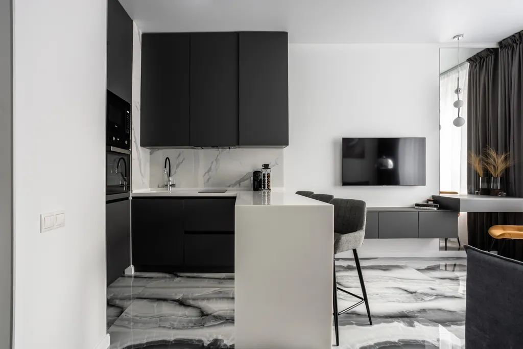 Квартира АПАРТАМЕНТЫ 'ГРАФИТ ФЛЭТПОРТ' ДВУХКОМНАТНЫЕ — Москва