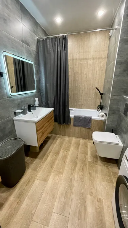 Уютная квартира в жк fiftyfifty с шикарным панорамным видом