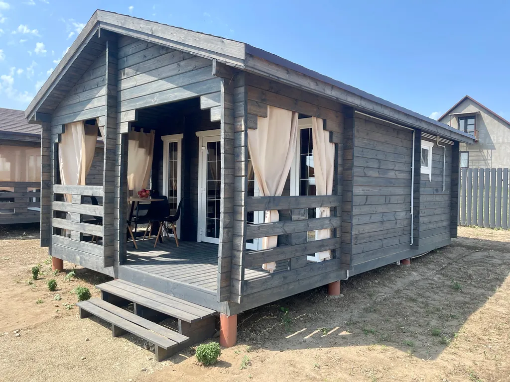 Коттедж Новый деревянный домик у моря — аренда посуточно в За Родину