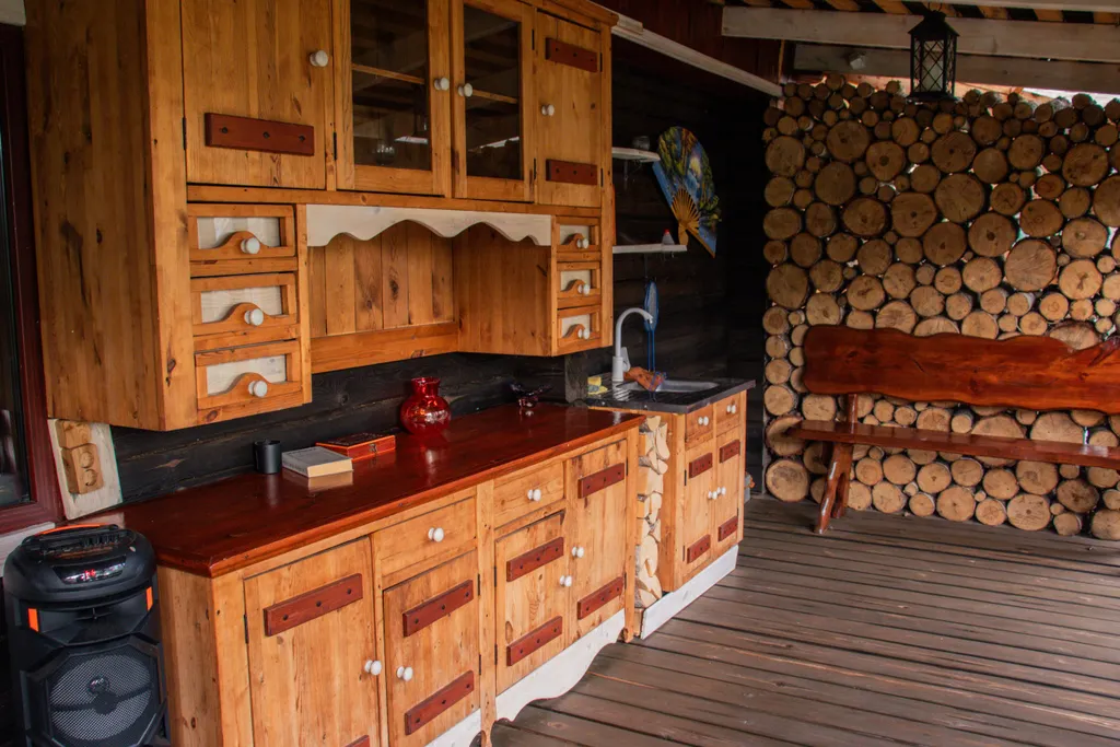 Дом-баня на высоком берегу Березины