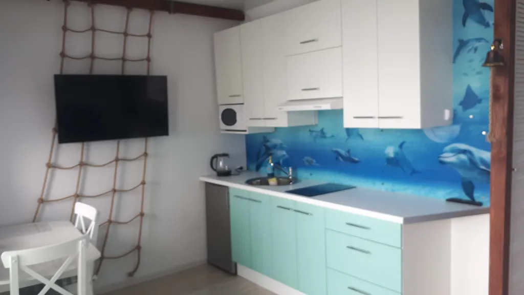 Квартира Квартира Студия в морском стиле с видом на Неву — Санкт-Петербург