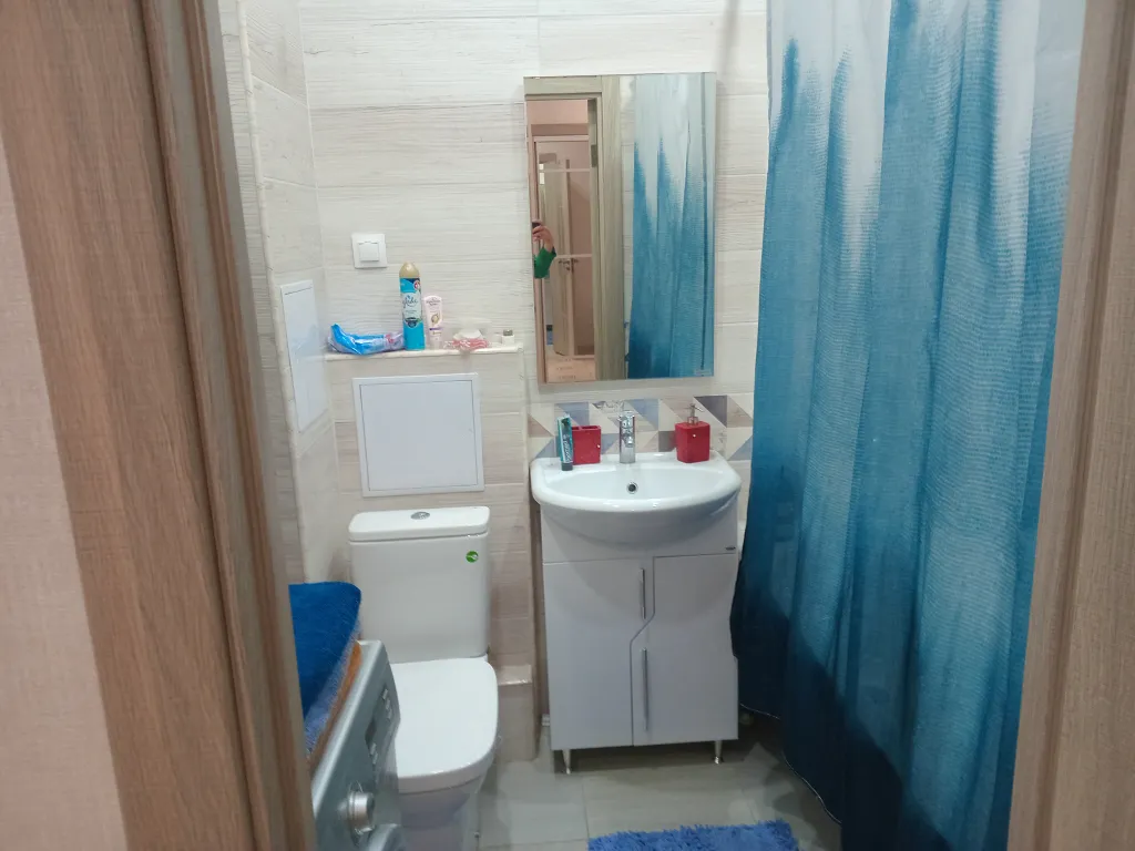 Уютная однокомнатная квартира напротив речки Великая