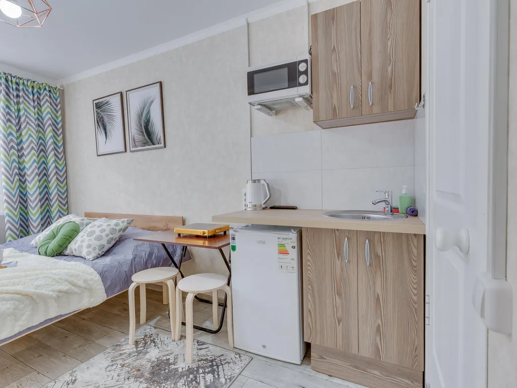 По-домашнему уютная двухместная студия на Толе би — Весновка