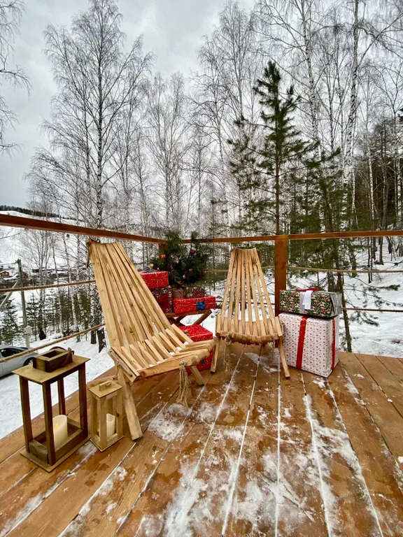 Видовой дом в лесу