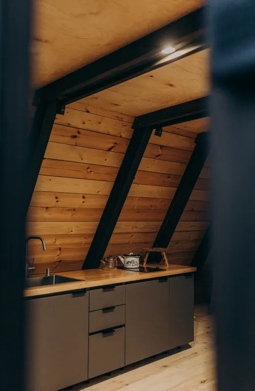 A-frame у Финского Залива посреди Корабельных сосен