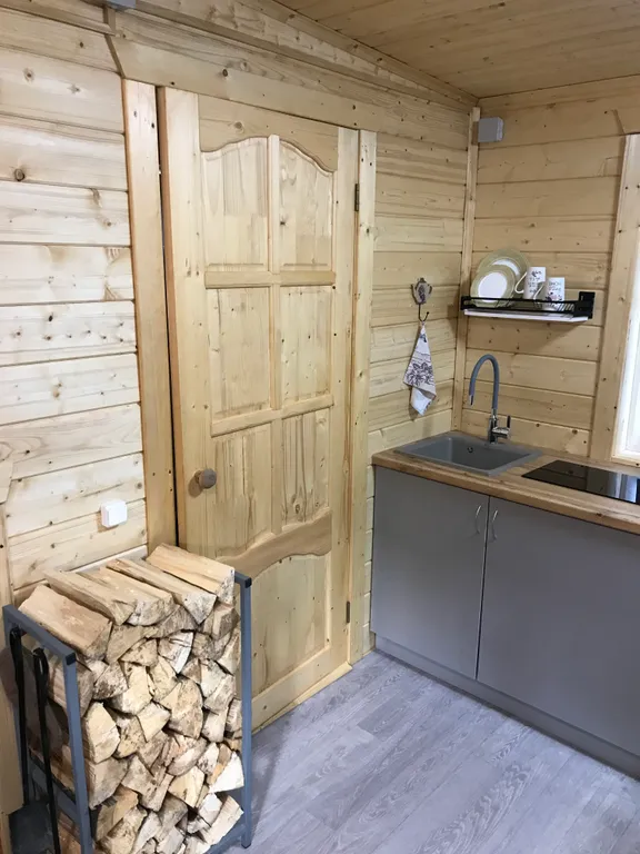 Уютный домик с террасой и сауной