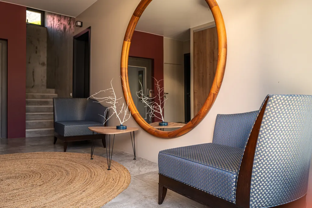 Светелка в доме Куб в кубе с видом на горы