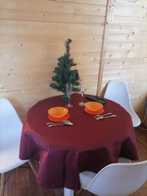 Дом с зоной отдыха на новый год на природе