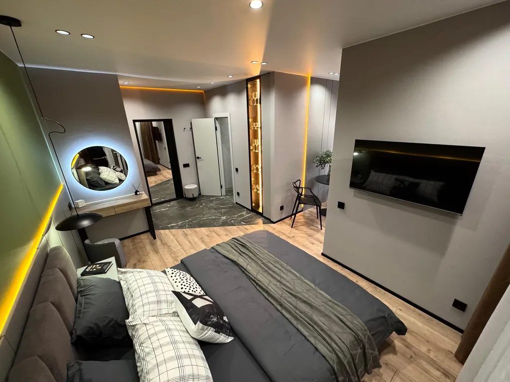 Абсолютно новая однокомнатная квартира с видом на город