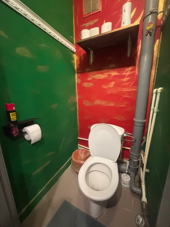 Теплая, просторная, уютная однокомнатная квартира с горячей водой