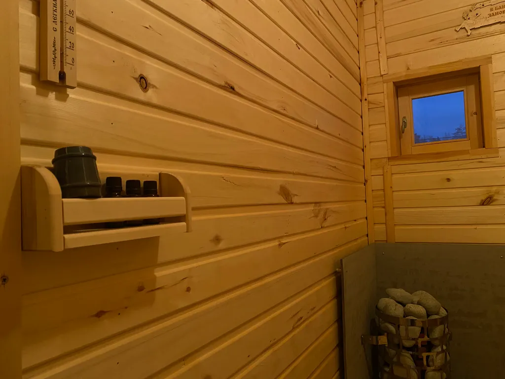 Современный дом с банным чаном "Lavanda House"  в Карелии