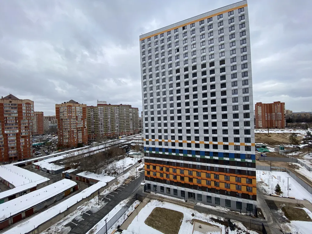 Стильная свежая студия в новом доме