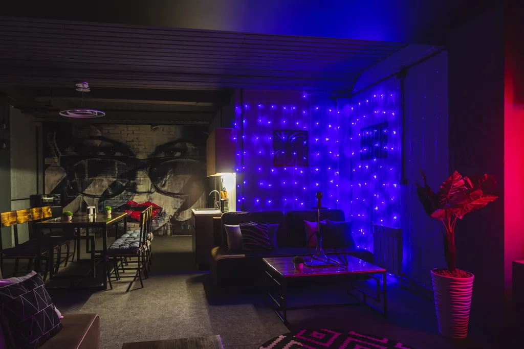Квартира в стиле Лофт для вечеринки с караоке и x-box
