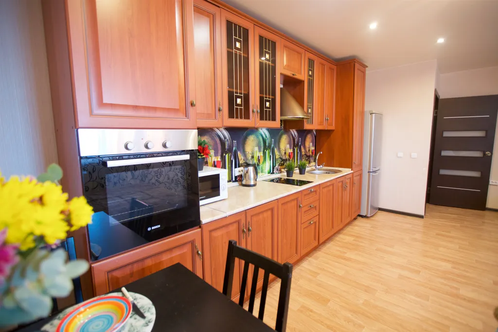 Уютная квартира с двумя кроватями для 6 гостей у ТРЦ Планета