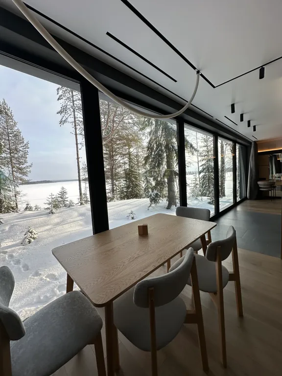 Дом в Карелии с видом на сосновый лес