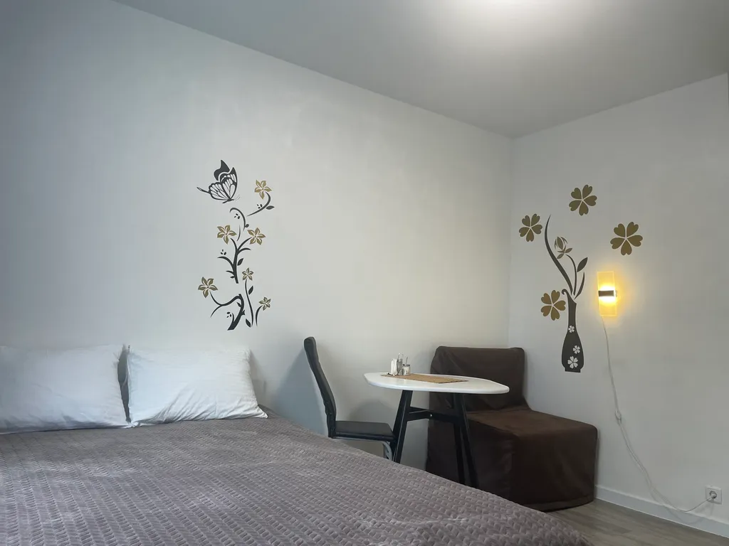 Просторная квартира-студия с отдельной кухней