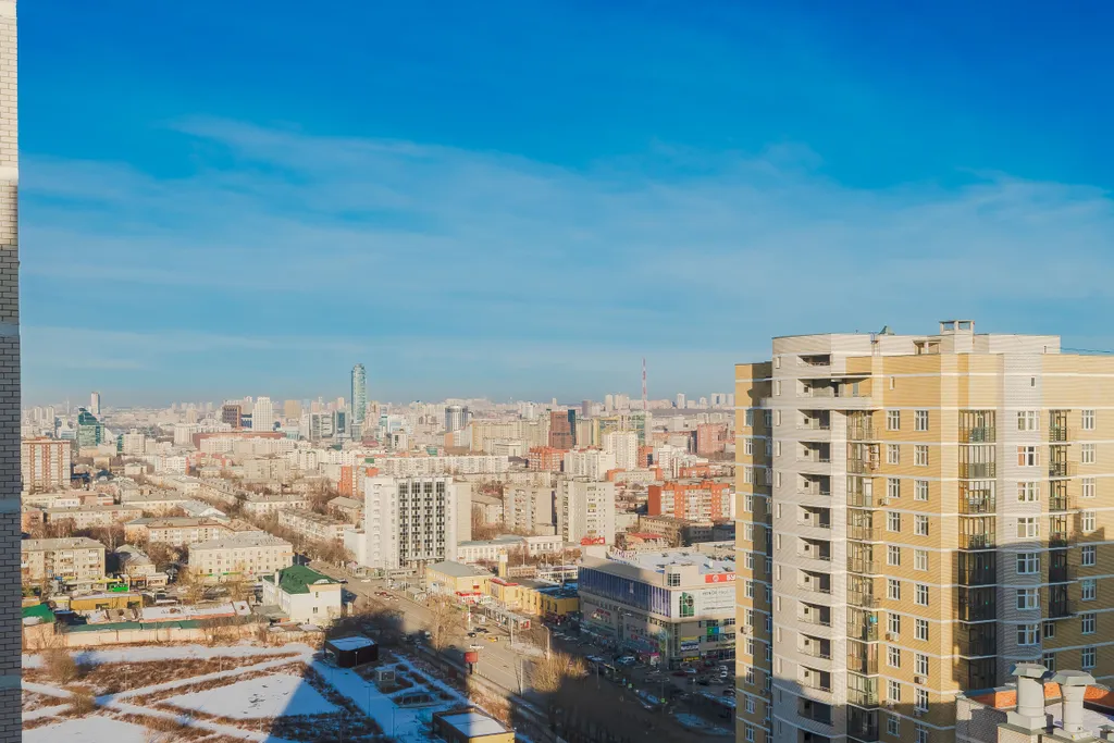 Квартира Квартира Студия с панорамным видом на 25 этаже — Екатеринбург