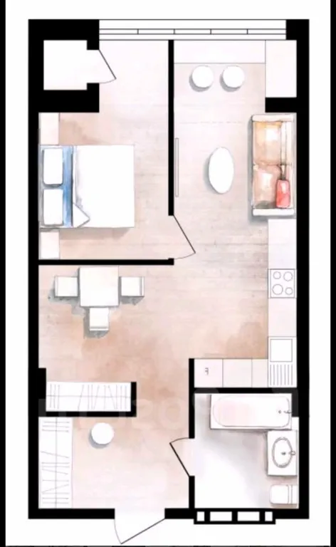 Приватная квартира в доме бизнес-класса с панорамной крышей