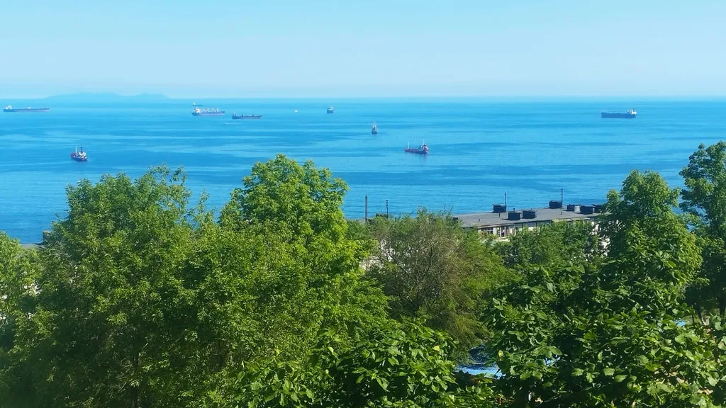 Светлая и уютная двухкомнатная квартира после ремонта с видом на море